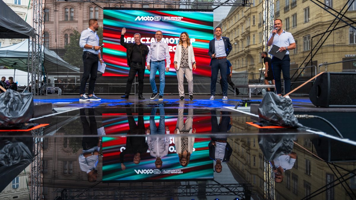 Oficiální autogramiáda jezdců MotoGP v centru Brna (17.7.2025)