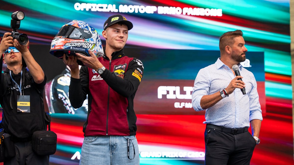 Oficiální autogramiáda jezdců MotoGP v centru Brna (17.7.2025)