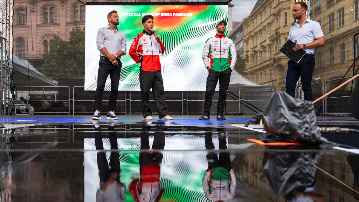 Oficiální autogramiáda jezdců MotoGP v centru Brna (17.7.2025)