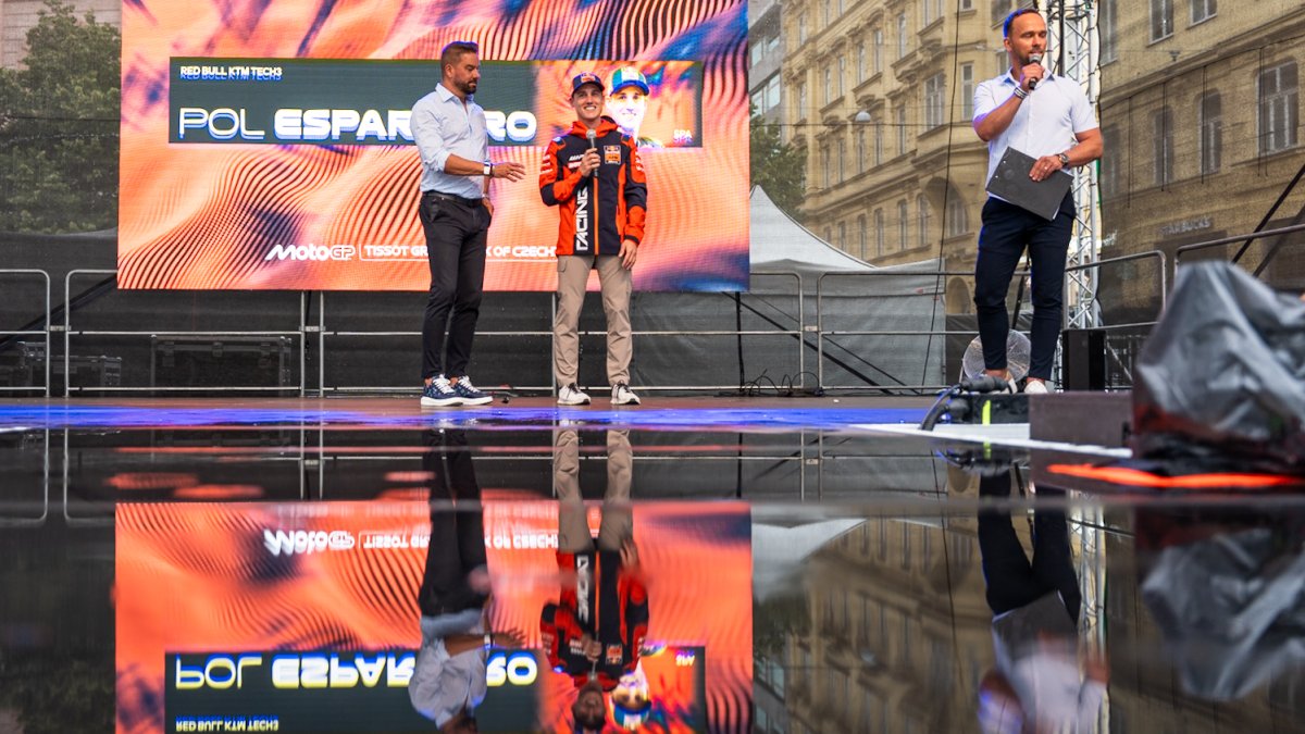 Oficiální autogramiáda jezdců MotoGP v centru Brna (17.7.2025)
