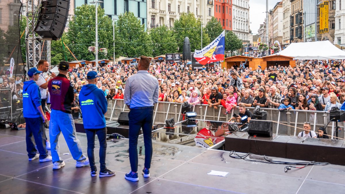 Oficiální autogramiáda jezdců MotoGP v centru Brna (17.7.2025)