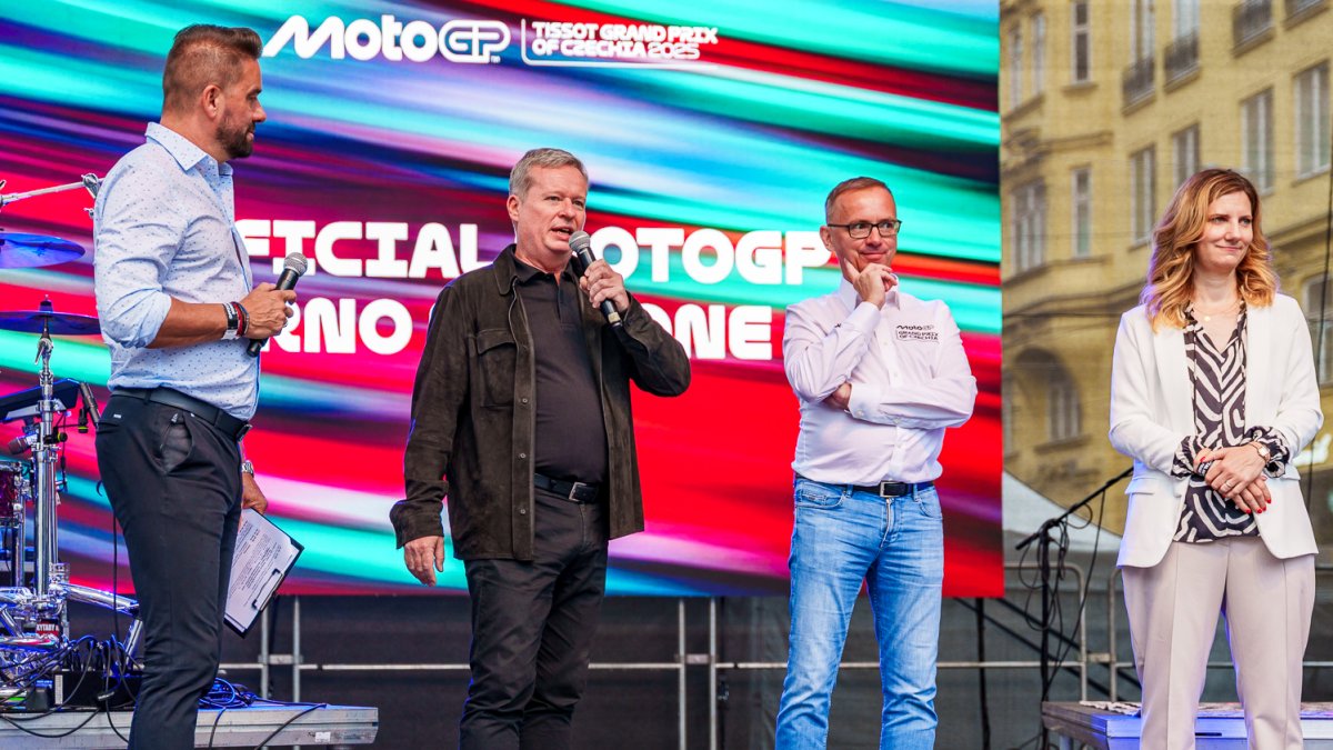 Oficiální autogramiáda jezdců MotoGP v centru Brna (17.7.2025)