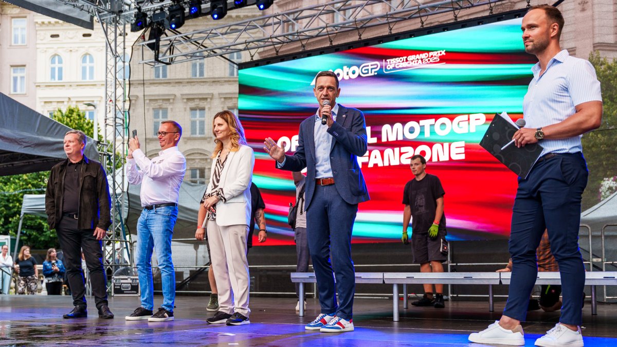 Oficiální autogramiáda jezdců MotoGP v centru Brna (17.7.2025)