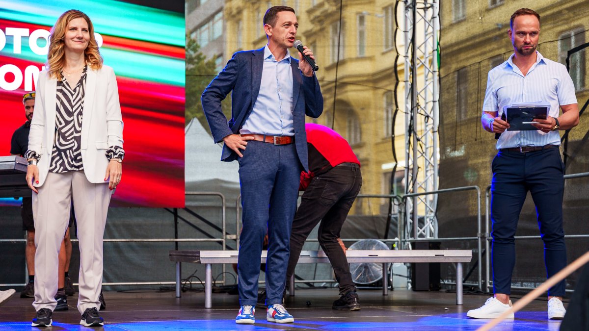 Oficiální autogramiáda jezdců MotoGP v centru Brna (17.7.2025)