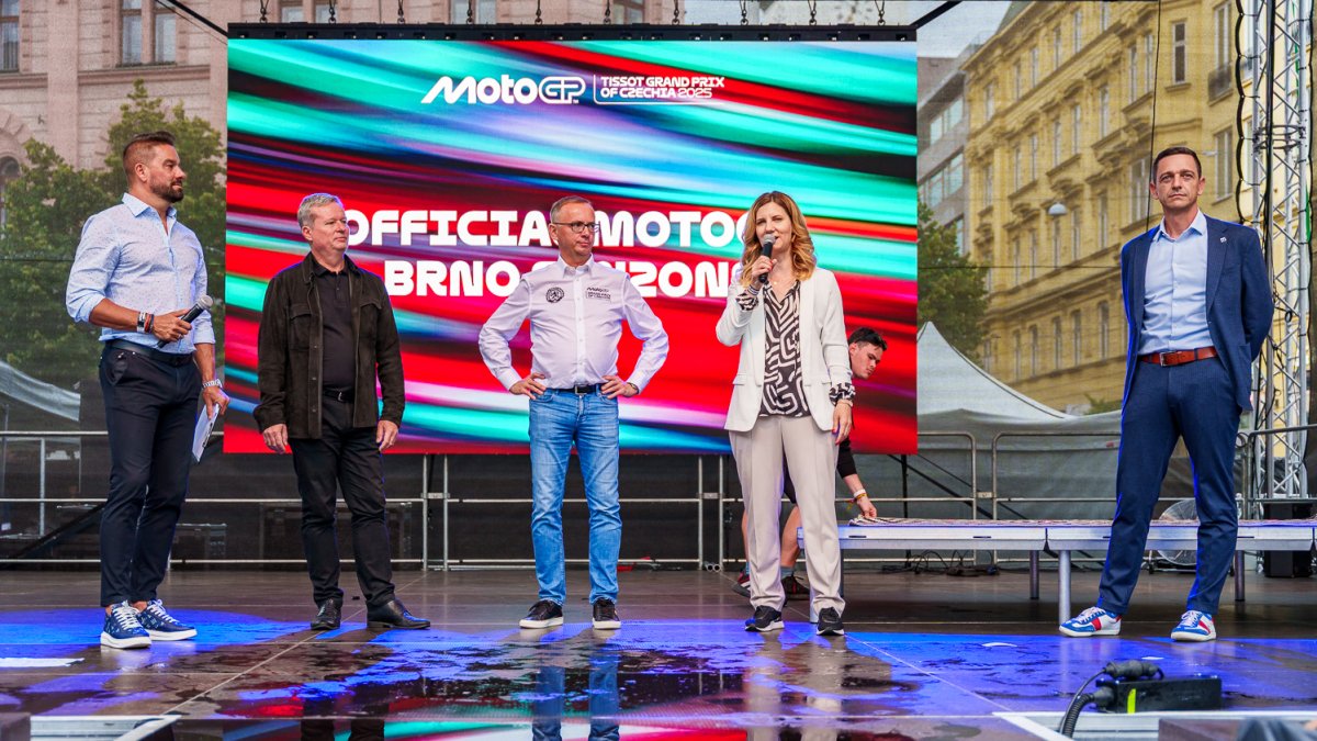 Oficiální autogramiáda jezdců MotoGP v centru Brna (17.7.2025)