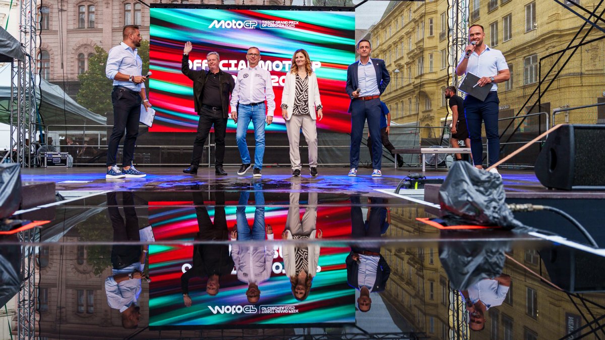 Oficiální autogramiáda jezdců MotoGP v centru Brna (17.7.2025)