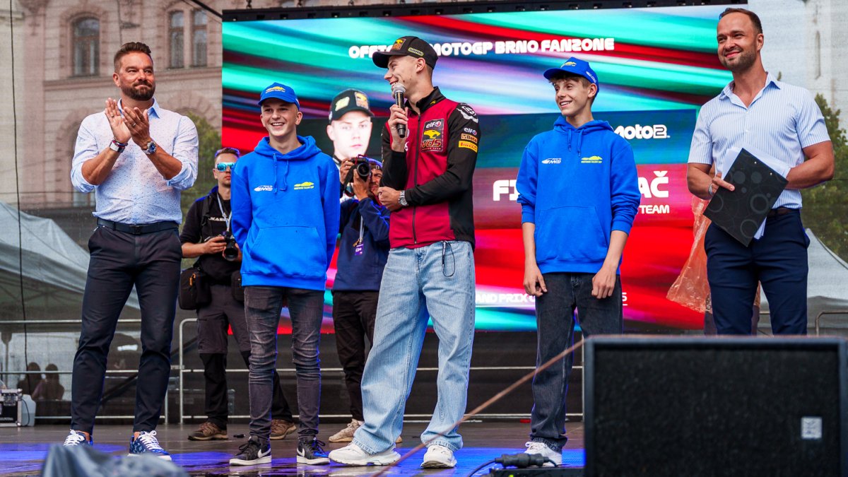 Oficiální autogramiáda jezdců MotoGP v centru Brna (17.7.2025)