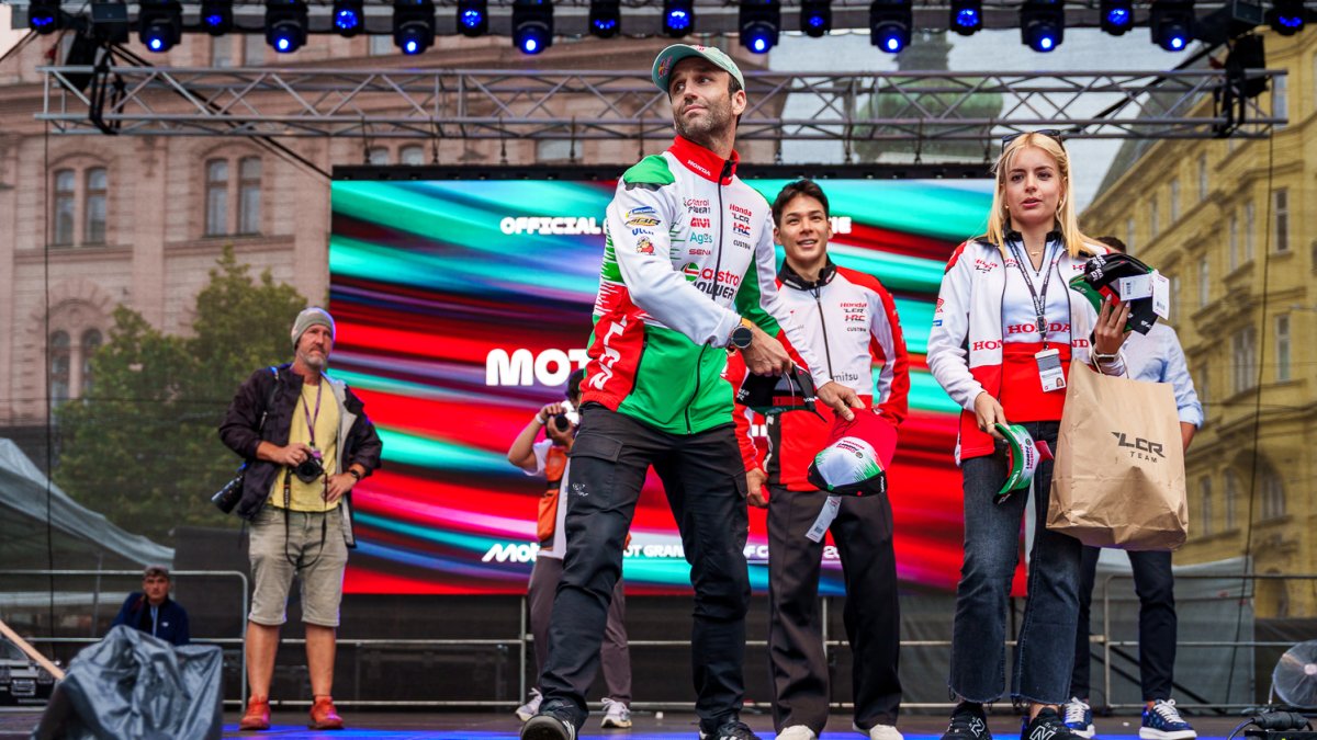 Oficiální autogramiáda jezdců MotoGP v centru Brna (17.7.2025)