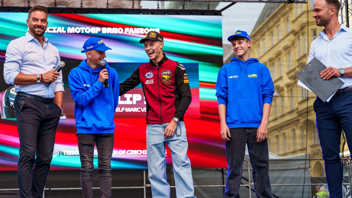 Oficiální autogramiáda jezdců MotoGP v centru Brna (17.7.2025)