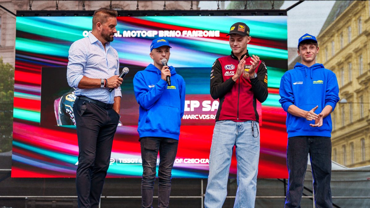 Oficiální autogramiáda jezdců MotoGP v centru Brna (17.7.2025)