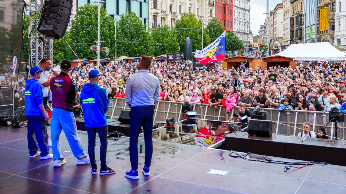 Oficiální autogramiáda jezdců MotoGP v centru Brna (17.7.2025)