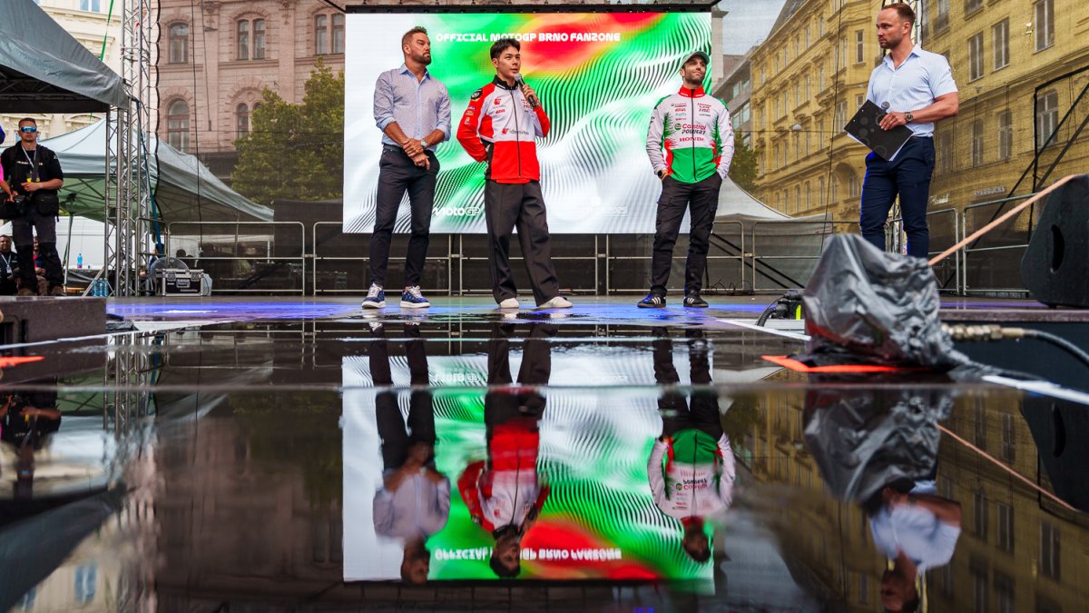 Oficiální autogramiáda jezdců MotoGP v centru Brna (17.7.2025)