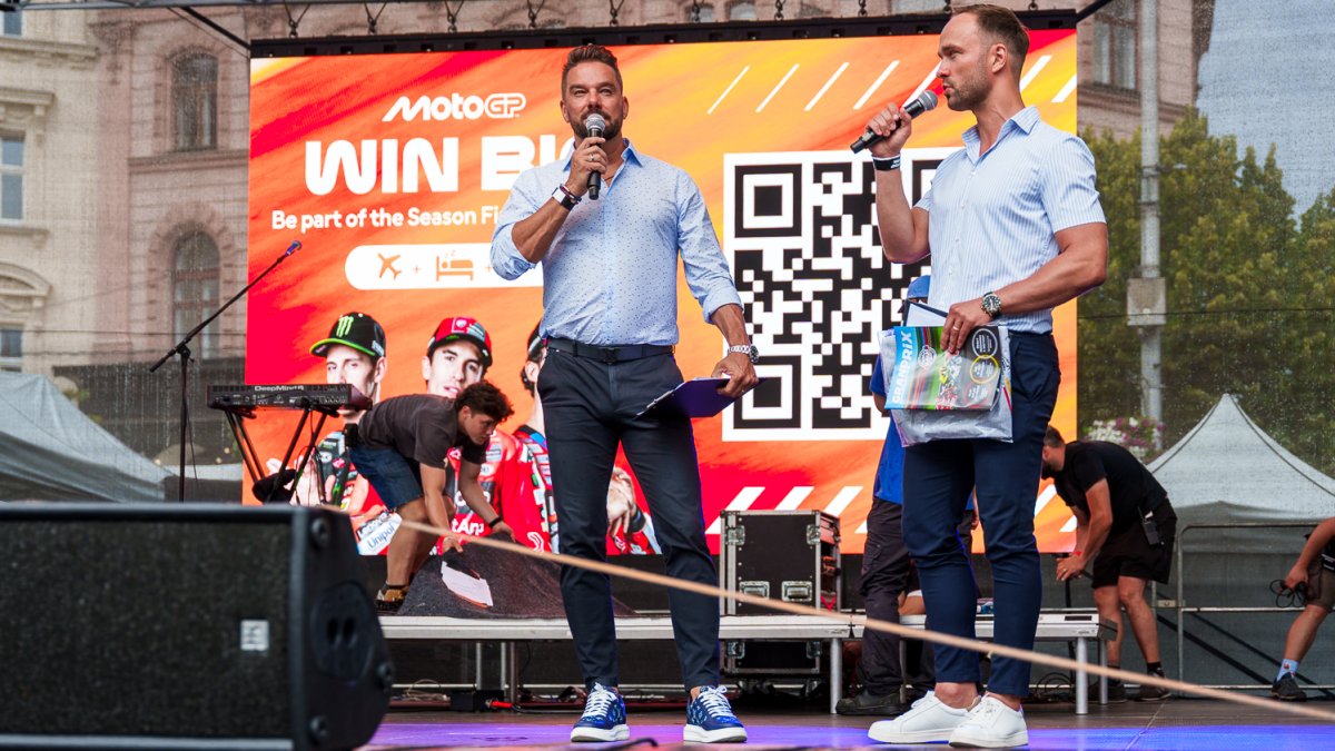 Oficiální autogramiáda jezdců MotoGP v centru Brna (17.7.2025)