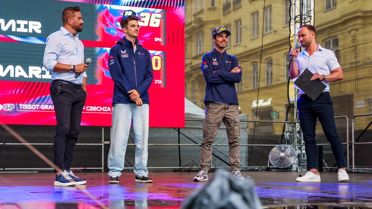 Oficiální autogramiáda jezdců MotoGP v centru Brna (17.7.2025)