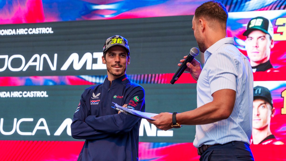Oficiální autogramiáda jezdců MotoGP v centru Brna (17.7.2025)