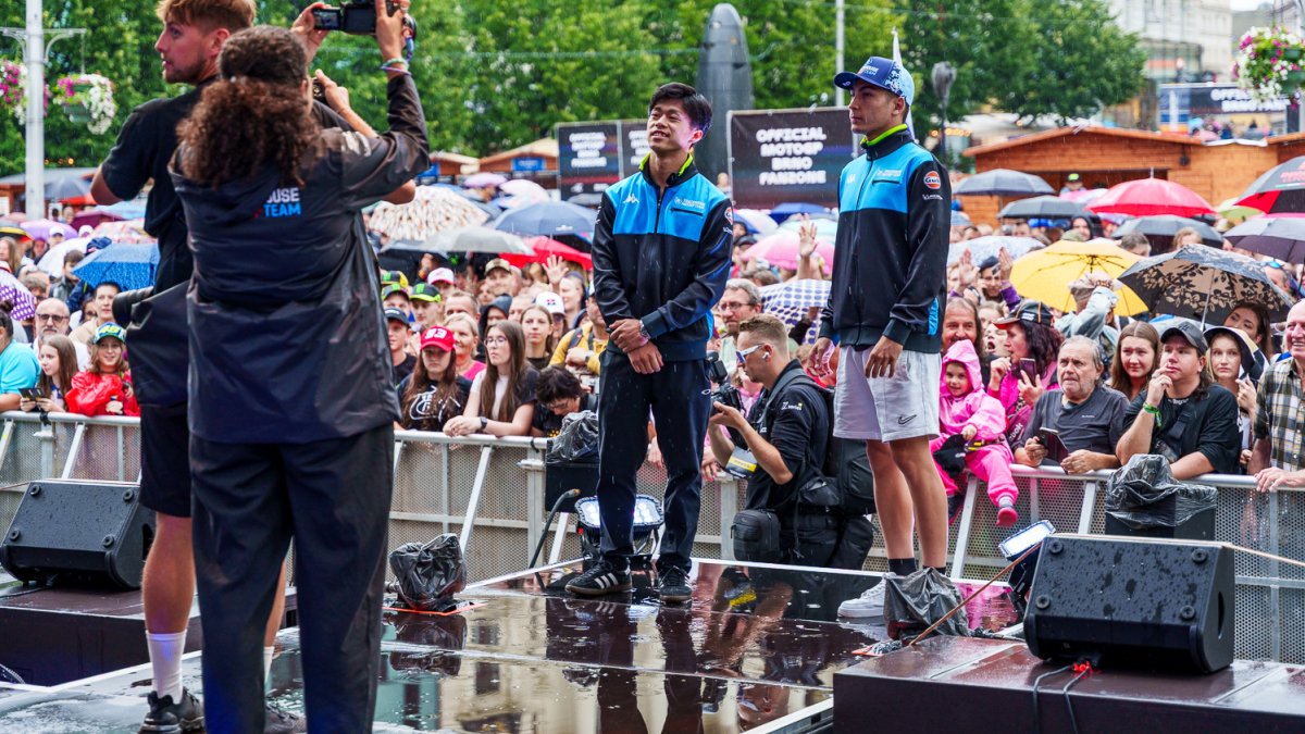 Oficiální autogramiáda jezdců MotoGP v centru Brna (17.7.2025)