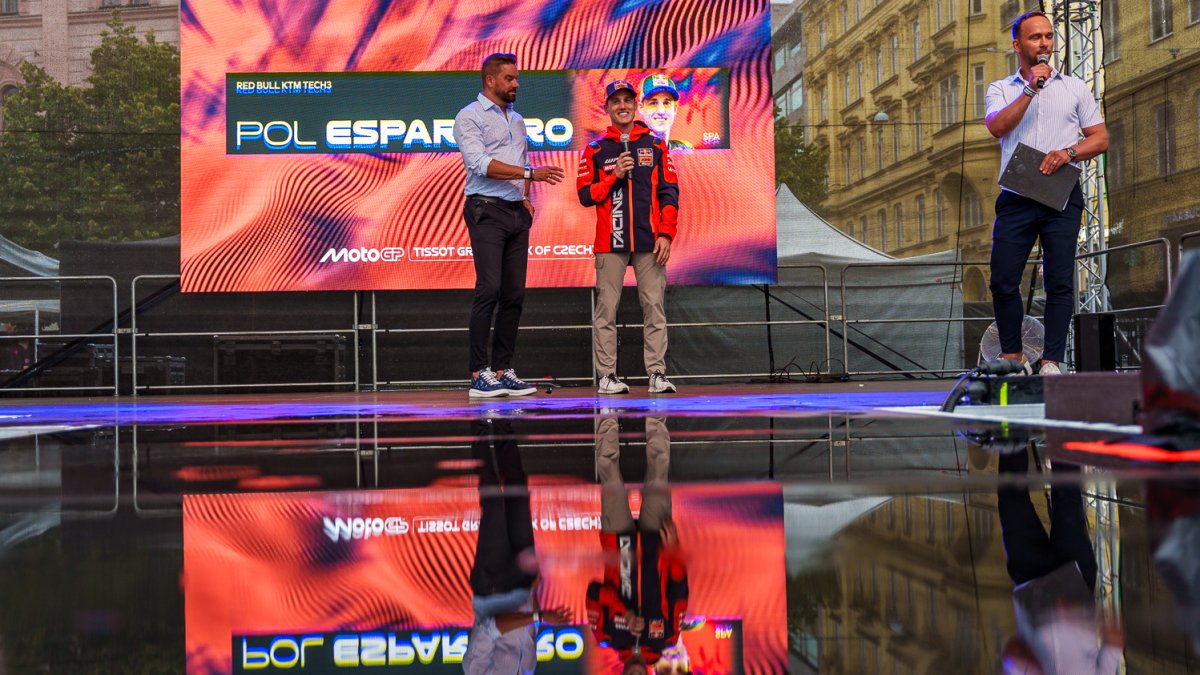 Oficiální autogramiáda jezdců MotoGP v centru Brna (17.7.2025)