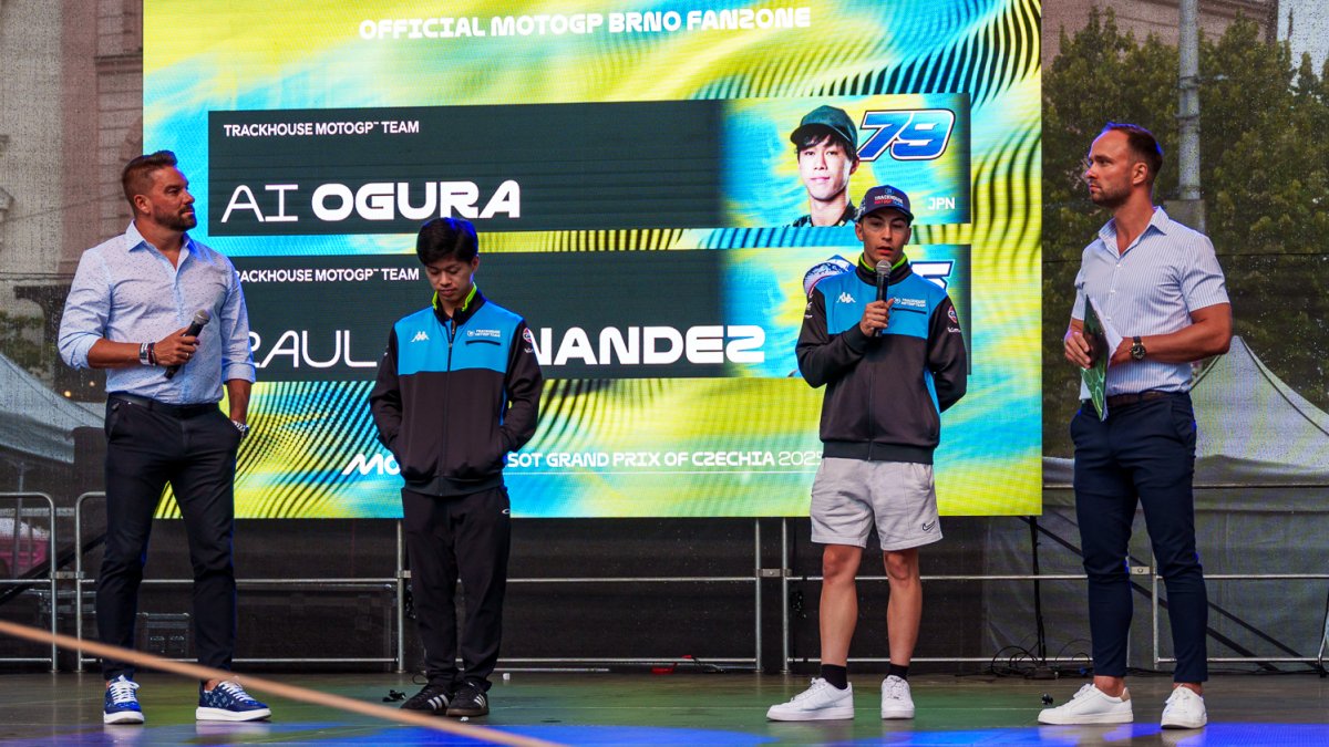 Oficiální autogramiáda jezdců MotoGP v centru Brna (17.7.2025)