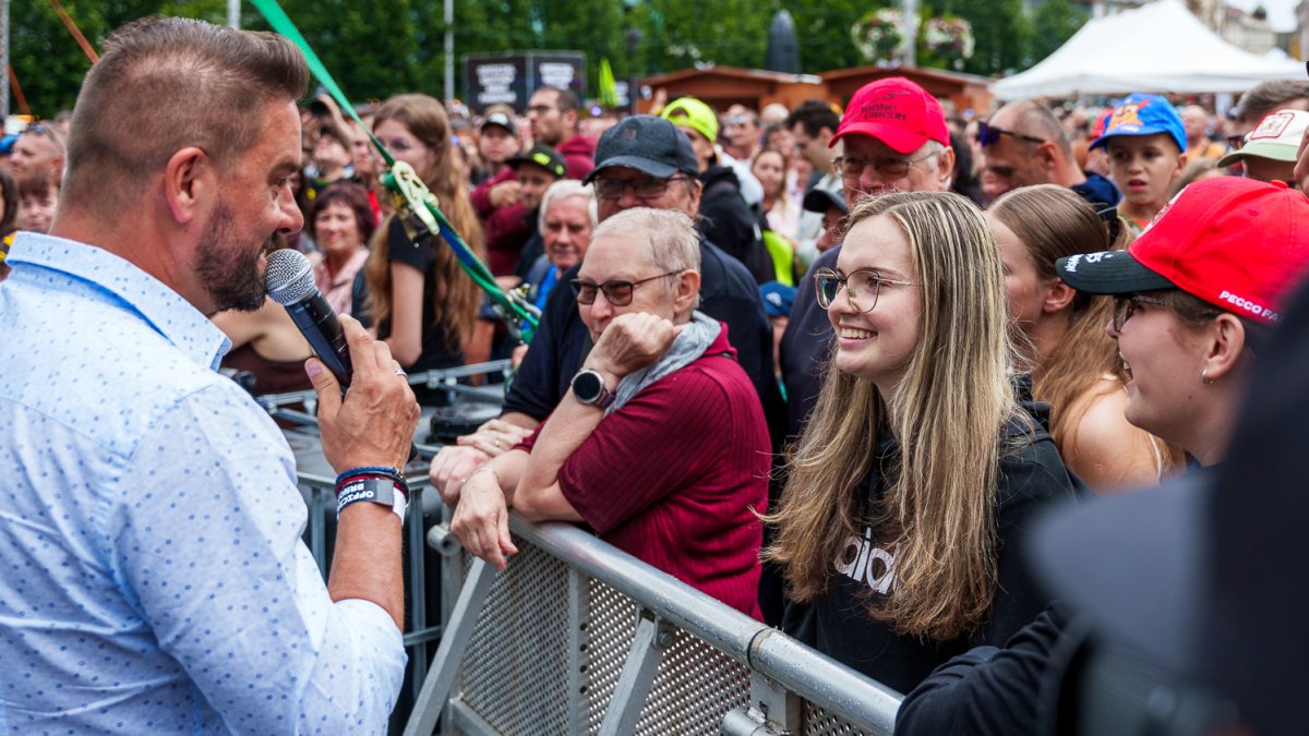 Oficiální autogramiáda jezdců MotoGP v centru Brna (17.7.2025)