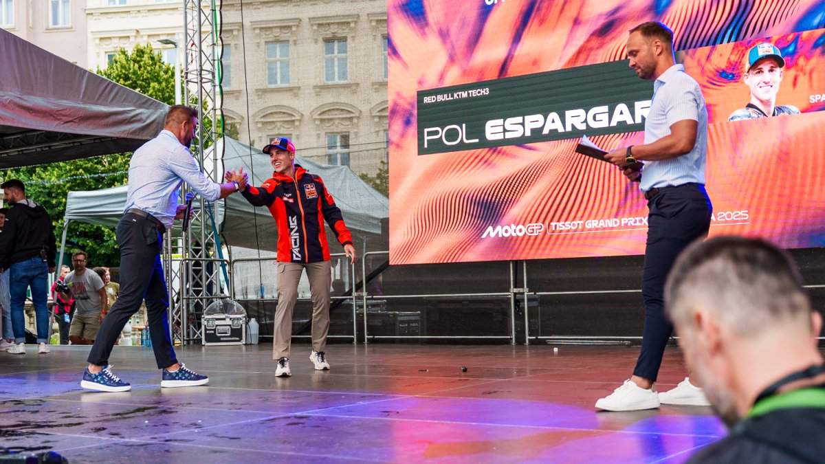 Oficiální autogramiáda jezdců MotoGP v centru Brna (17.7.2025)