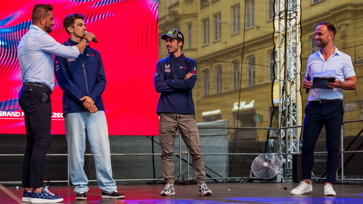 Oficiální autogramiáda jezdců MotoGP v centru Brna (17.7.2025)