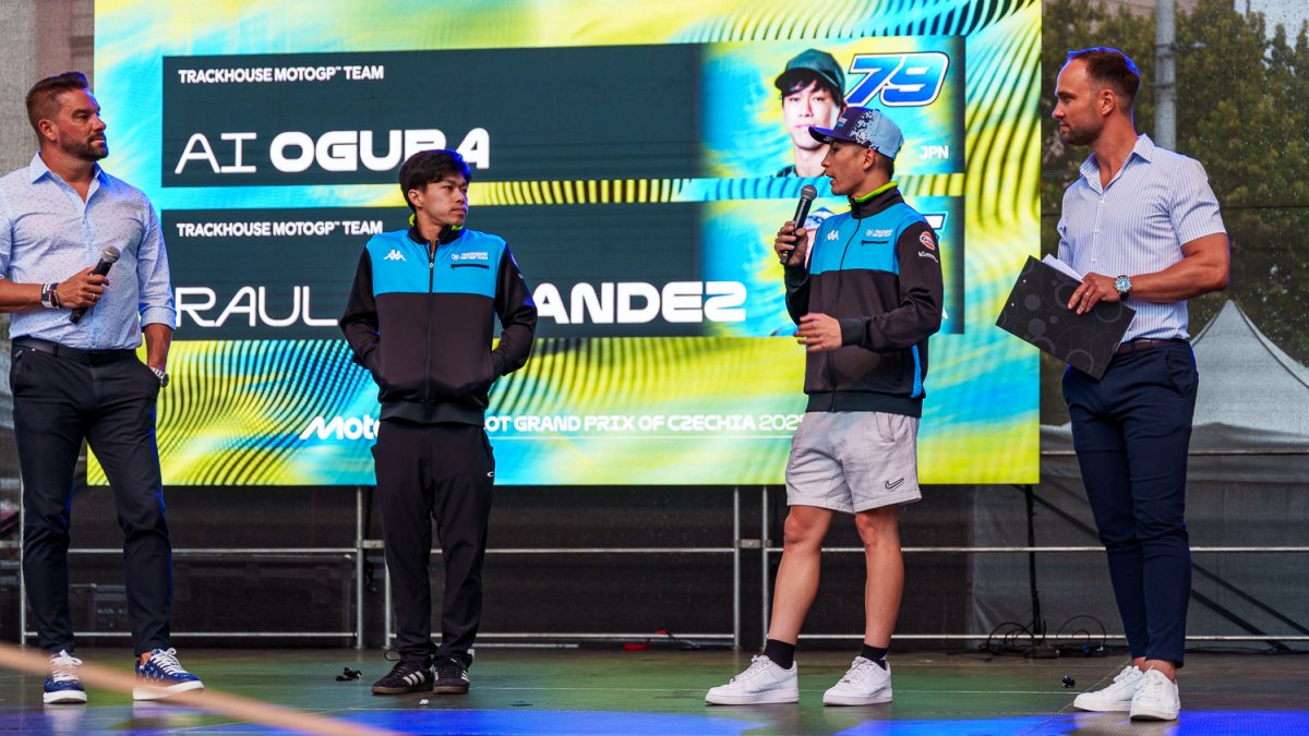 Oficiální autogramiáda jezdců MotoGP v centru Brna (17.7.2025)