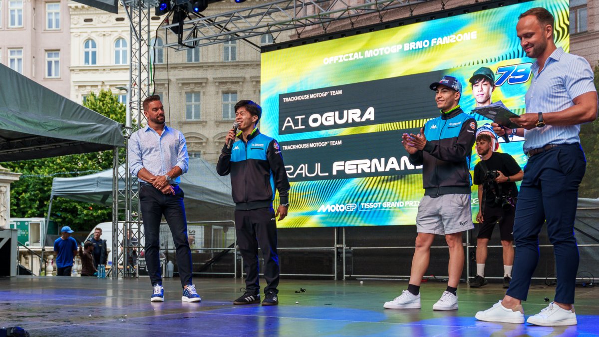 Oficiální autogramiáda jezdců MotoGP v centru Brna (17.7.2025)