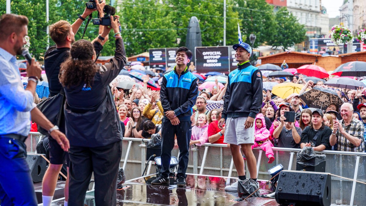 Oficiální autogramiáda jezdců MotoGP v centru Brna (17.7.2025)