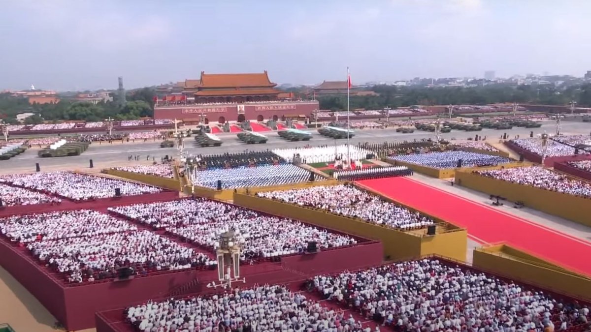 Vojenská přehlídka čínské armády