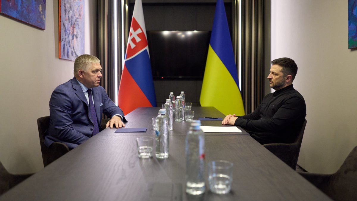 Robert Fico a Volodymyr Zelenskyj