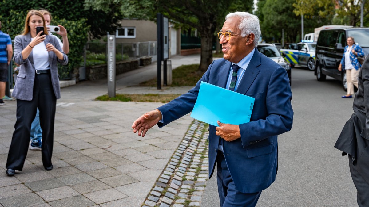 Petr Fiala se v Brně setkal s předsedou Evropské rady Antóniem Costou (5.9.2025)