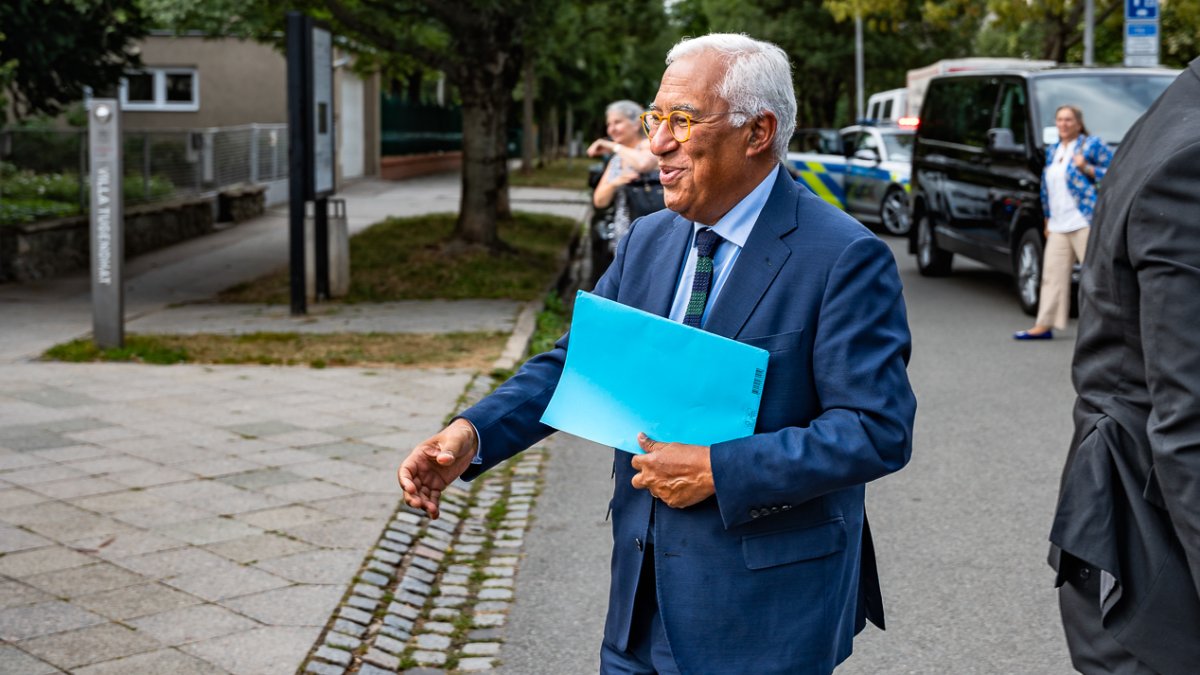 Petr Fiala se v Brně setkal s předsedou Evropské rady Antóniem Costou (5.9.2025)