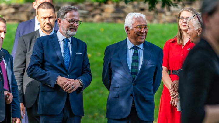 Petr Fiala se v Brně setkal s předsedou Evropské rady Antóniem Costou (5.9.2025)