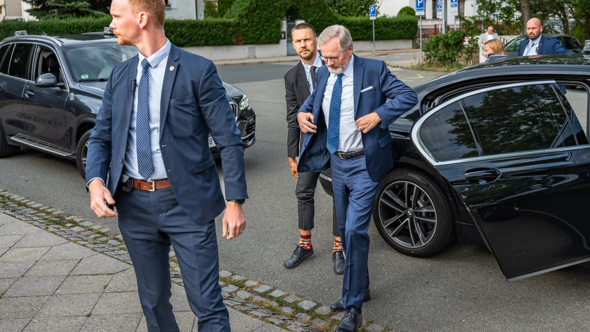 Petr Fiala se v Brně setkal s předsedou Evropské rady Antóniem Costou (5.9.2025)