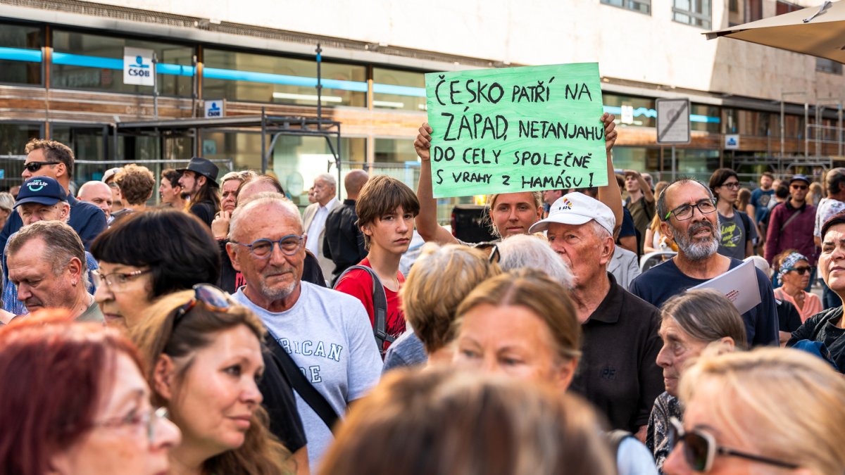 Předvolební meeting koalice SPOLU v čele s Petrem Fialou v Brně (11.09.2025)