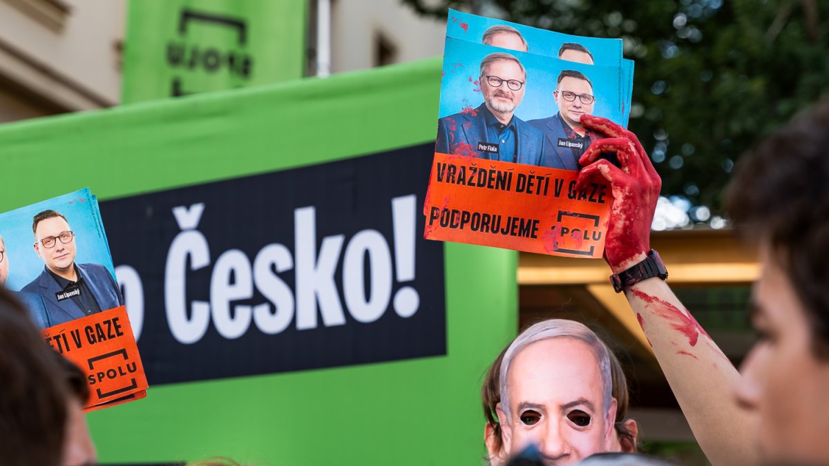 Předvolební meeting koalice SPOLU v čele s Petrem Fialou v Brně (11.09.2025)