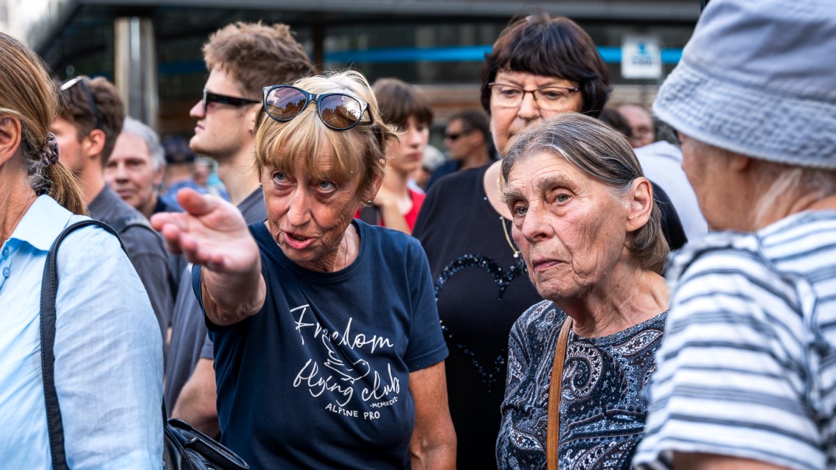 Předvolební meeting koalice SPOLU v čele s Petrem Fialou v Brně (11.09.2025)