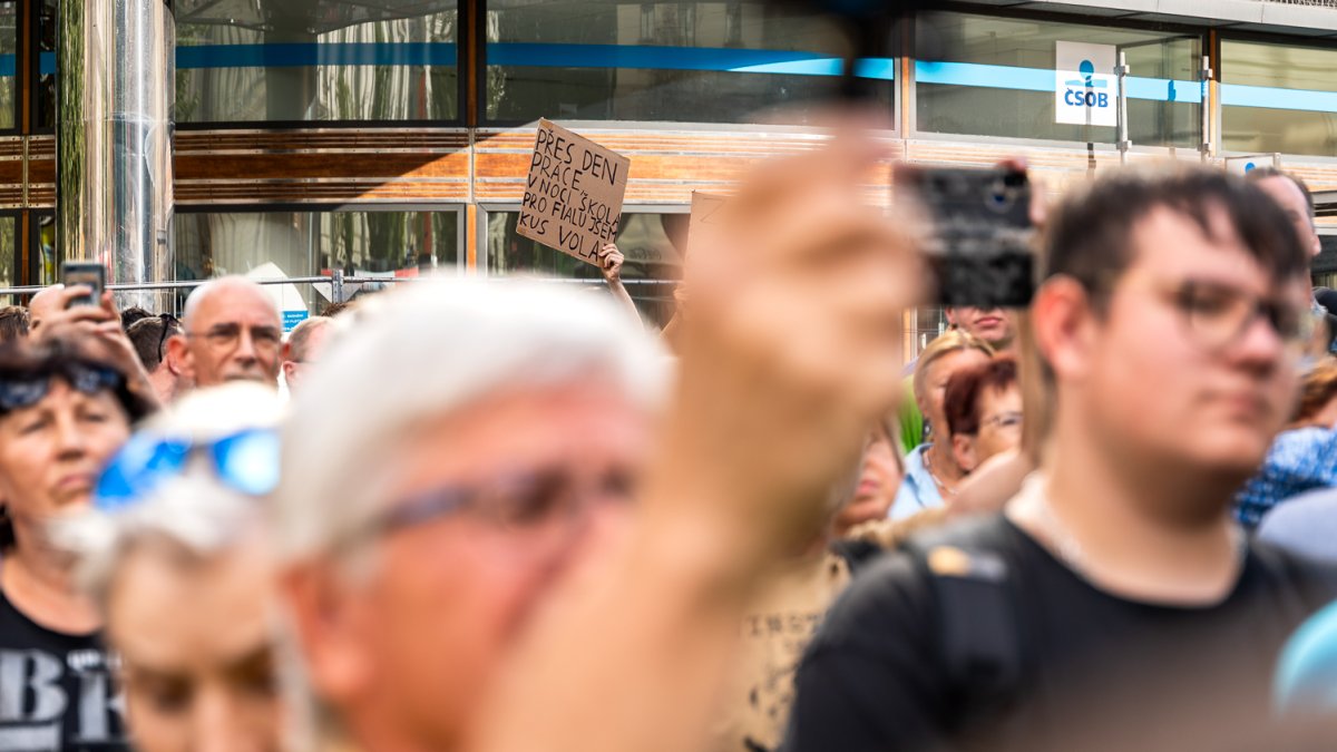 Předvolební meeting koalice SPOLU v čele s Petrem Fialou v Brně (11.09.2025)
