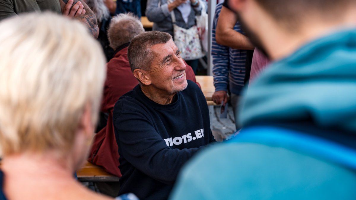 ANO pokračovalo v kampani v Brně. (16.9.2025)