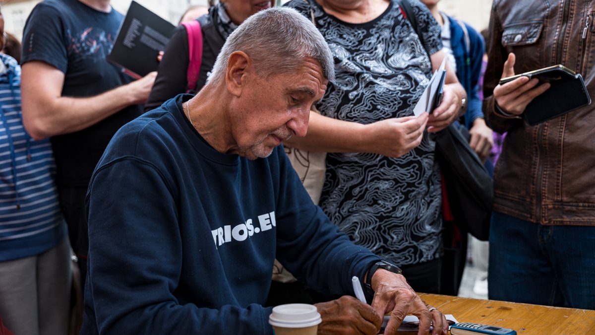 ANO pokračovalo v kampani v Brně. (16.9.2025)