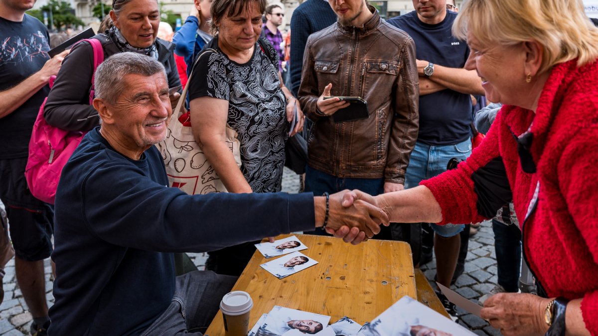 ANO pokračovalo v kampani v Brně. (16.9.2025)