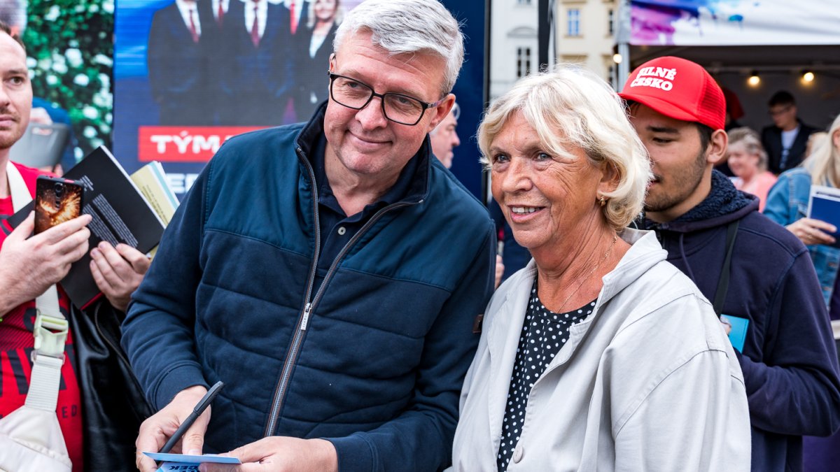 ANO pokračovalo v kampani v Brně. (16.9.2025)