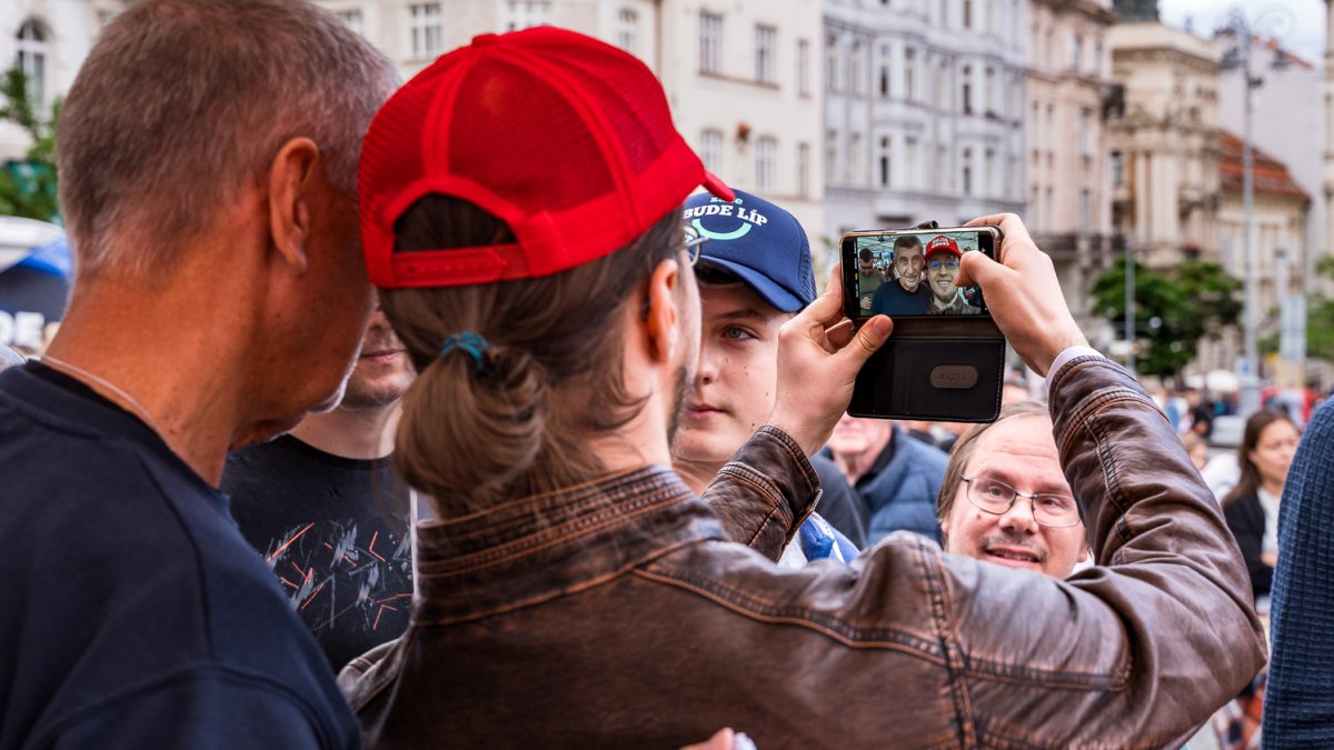ANO pokračovalo v kampani v Brně. (16.9.2025)