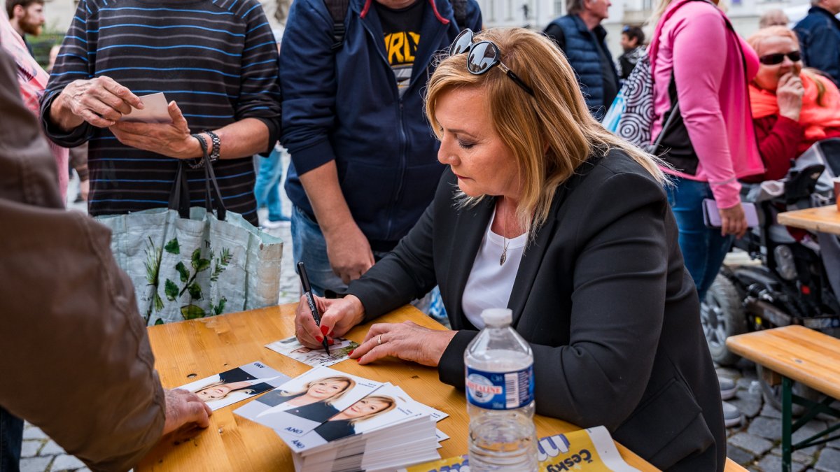 ANO pokračovalo v kampani v Brně. (16.9.2025)