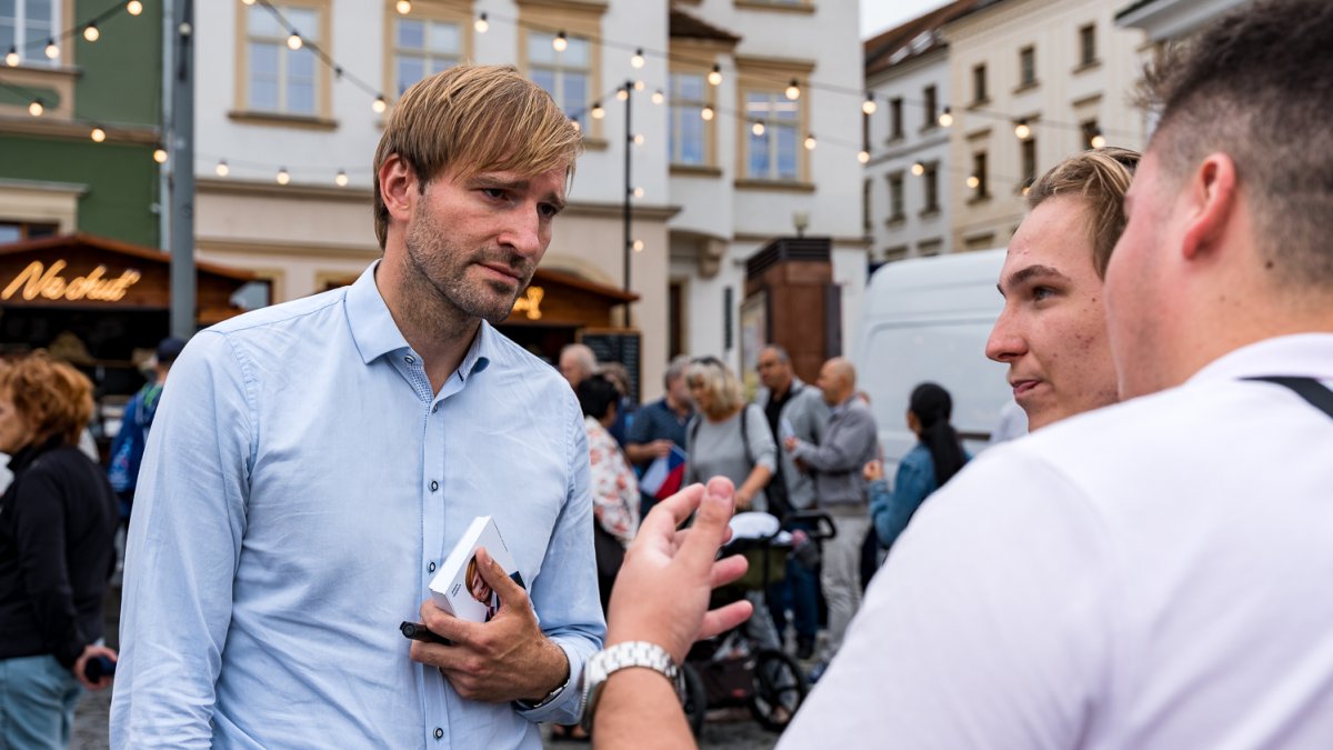 ANO pokračovalo v kampani v Brně. (16.9.2025)