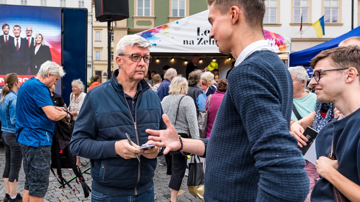 ANO pokračovalo v kampani v Brně. (16.9.2025)