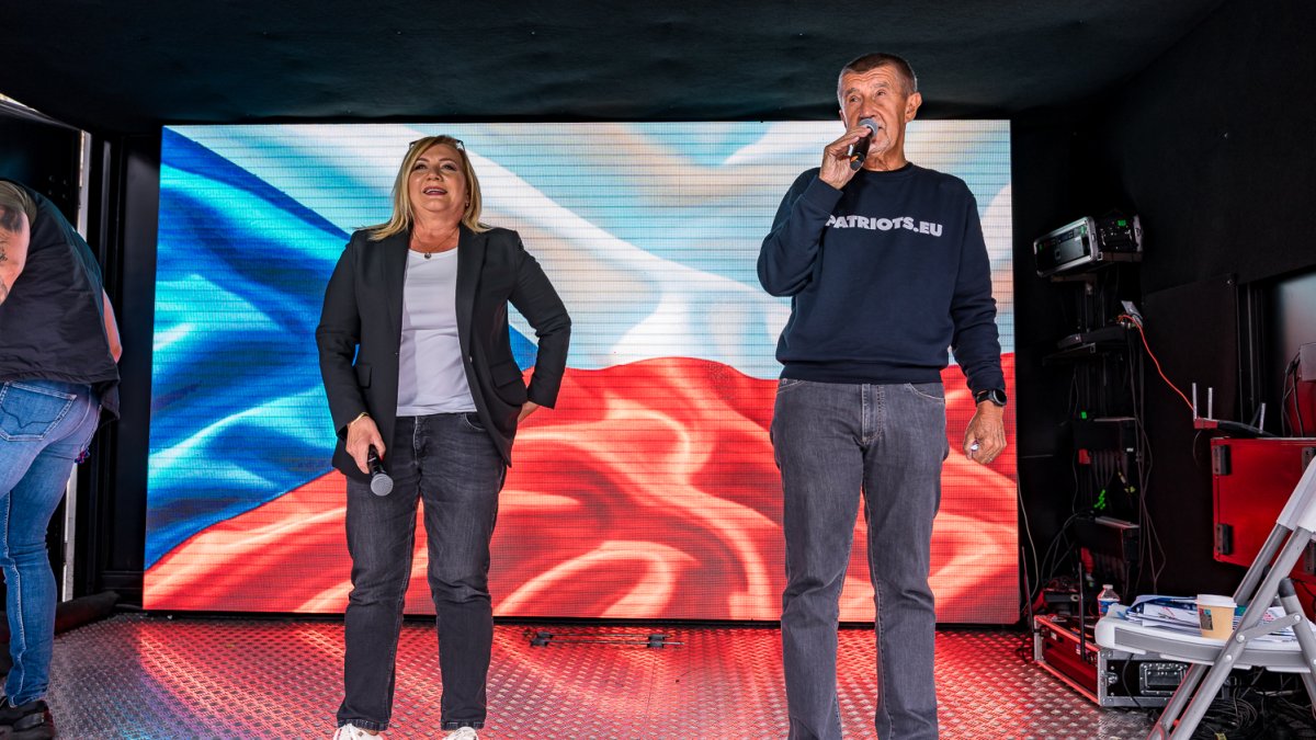 ANO pokračovalo v kampani v Brně. (16.9.2025)