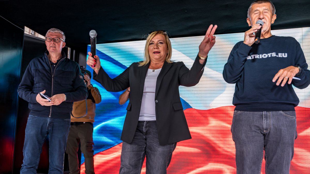 ANO pokračovalo v kampani v Brně. (16.9.2025)