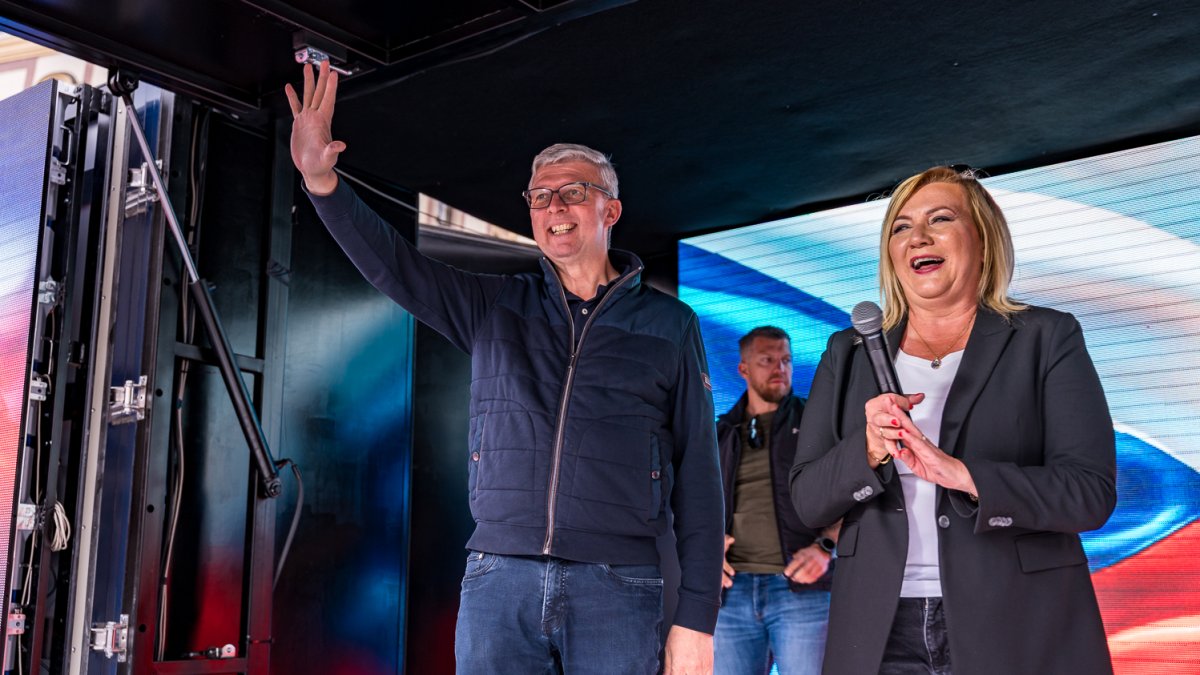 ANO pokračovalo v kampani v Brně. (16.9.2025)