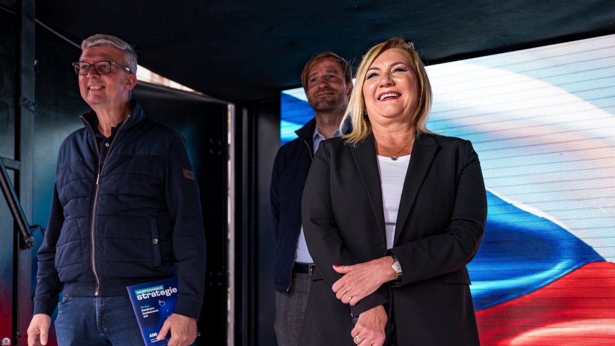 ANO pokračovalo v kampani v Brně. (16.9.2025)